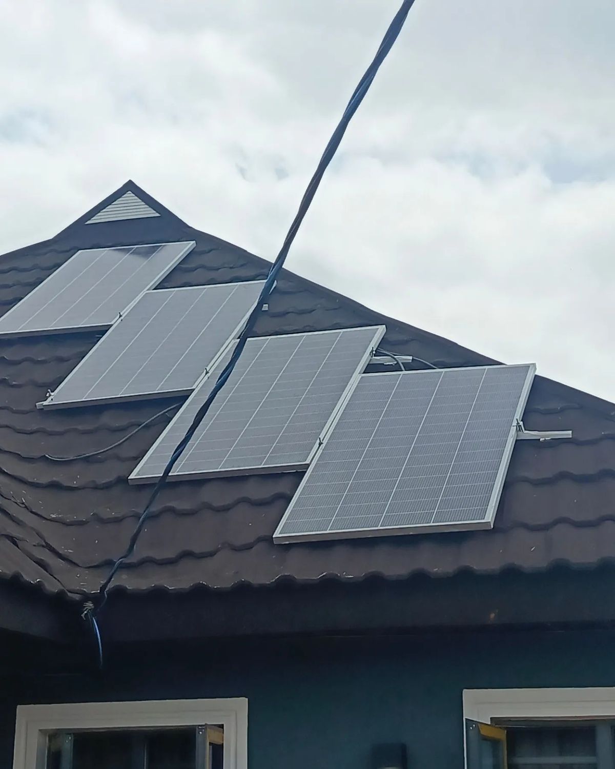 Solar panels tiled roof Nairobi